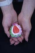 Strawberry Matcha Decoden Compact Mirror