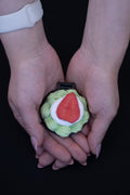 Strawberry Matcha Decoden Compact Mirror